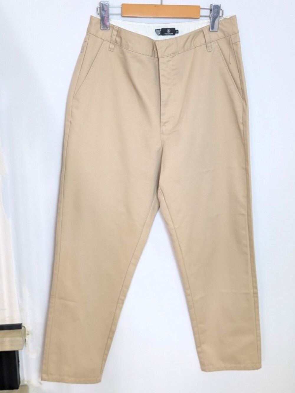VOLCOM | Men's Tan True To This Flat Front Regular Fit Chino Pants